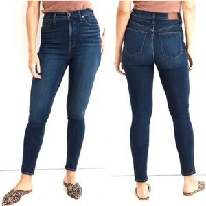 Madewell Curvy high-rise skinny jeans Sussex wash Size 26 Style MB354